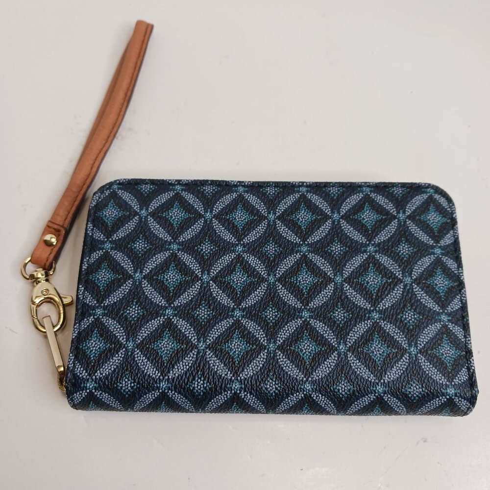 Fossil Women's Blue Multi Color Wallet